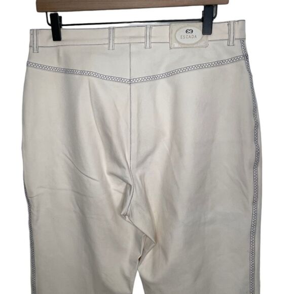 ESCADA Cream Pants - Size 42 / 12 US - Picture 3 of 14